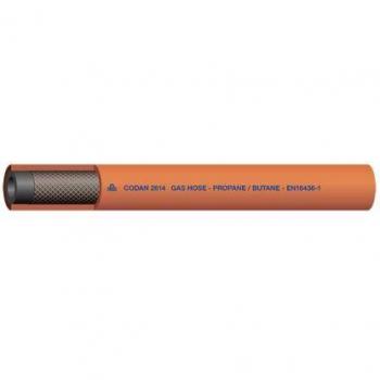 Réseau de Tuyaux Noir‑Orange Rs Pro – 6,3 mm × 25 m, Butane & Propane