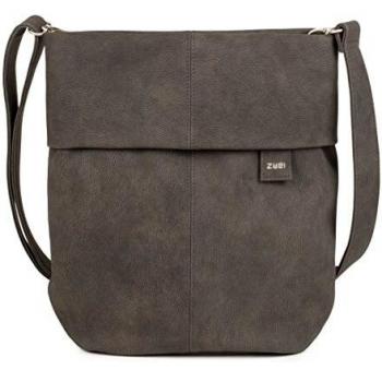Nubuck Stone Compact Shoulder Bag
