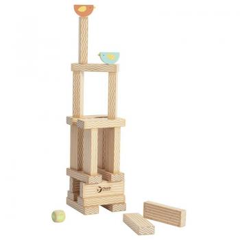 Tiny Talon Tower – Wooden Bird Stacking Adventure