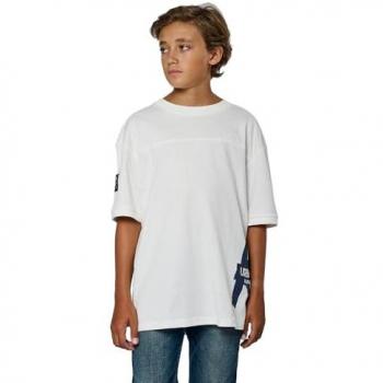 T-shirt garçon Kaporal coupe droite écru