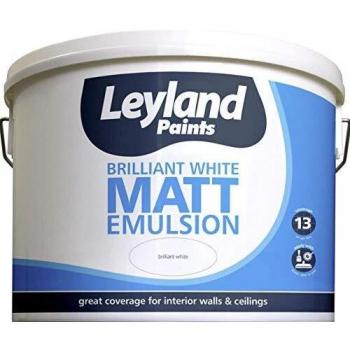Brilliant White Matte Finish – Leyland 10L