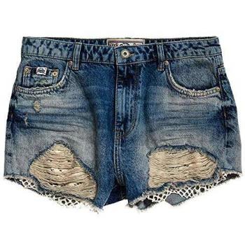 Blu Eliza Short Lino Superdry Donna