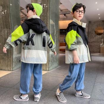 Chaqueta con capucha para niños, túnica de verano con estampado colorido y gran Virgen, tallas de 4 a 12 años