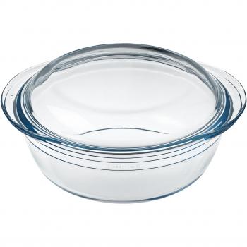 Pirofila Ôcuisine 7541469 casseruola rotonda in vetro borosilicato 1 litro