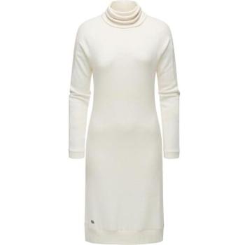 Weißes Ragwear Jerseykleid „Peona“ – Damen, L