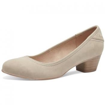 KALEA Trachtenpumps von s.Oliver – Creme, 39, Damen – Blockheel in Lederoptik