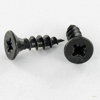 Vis Bois Premium Tête Fraisée TF Pozi 4x20 Acier Zingué Noir