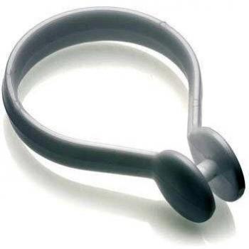 Croydex Clear Shower Curtain Button Rings, Pack of 12