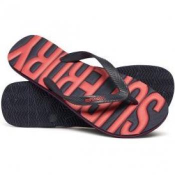 Chanclas Superdry Hombre Veganas con Logotipo Retro