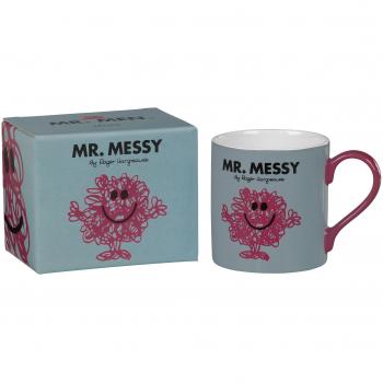 Mr. Messy Insulated Mug, Grey