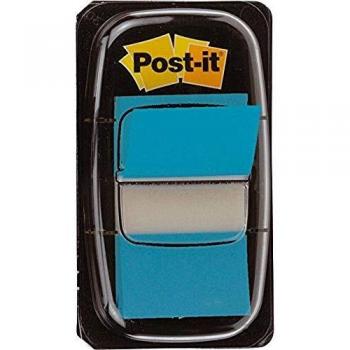 Post-it Index Medium Flags In a Plastic Dispenser 25mm Bright Blue