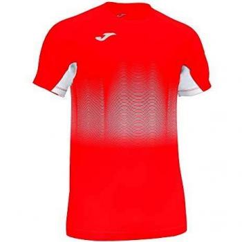 Joma Elite VII Lauf-T-Shirt für Herren, kurzärmelig, Koralle, M
