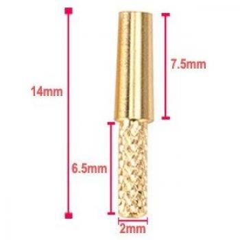 Dental Laboratory Solid Plate Brass Pins 1000 PCS Pindex-2 Length