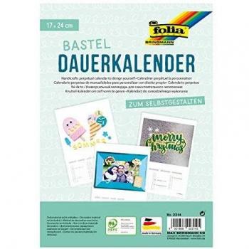Calendario A5 Folia Bringmann 2314 Blanco Importado