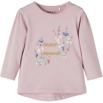 Tessuto Nbfdonnah Violet Ice, Camicia a Maniche Lunghe