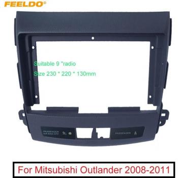 Kit de adaptación de fascia para Mitsubishi Outlander, Marco de audio estéreo 9