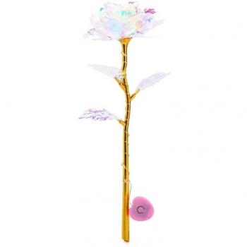 Cristal Dorado Rosa para Bodas y Amor