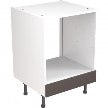 Flatpack Built Under Oven Housing Unit J-pull Super Gloss Graphite 600mm