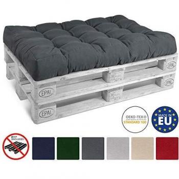 Cuscino seduta Eco Style 120x80x15 cm grigio grafite