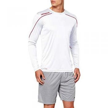 Uhlsport Herren Stream 22 Langarm Trikot, Schwarz/Weiß, L