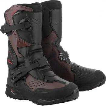 Alpinestars XT‑8 Gore‑Tex Bottes de moto imperméables Noir Brun (Taille 40)