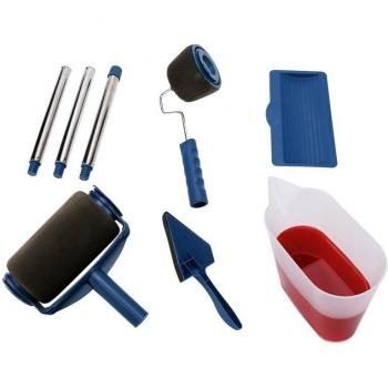 Set de peinture avec rouleau et brosse 8 pièces