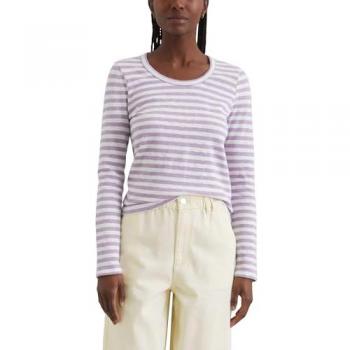 MARC O’POLO LILAS XS – T-shirt à manches longues en denim