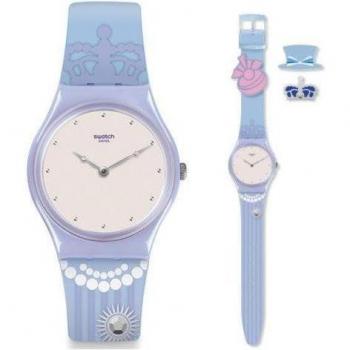 Montre SWATCH CURTSY GV131 34MM Noir Quartz Étanchéité 3 ATM