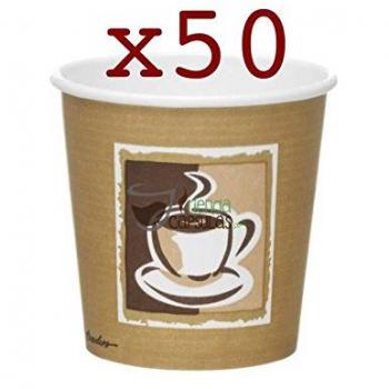 Café Cortado 4 oz – Caja de 50 vasos de cartón