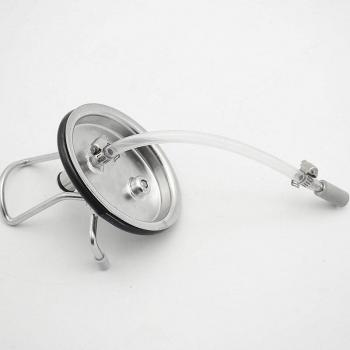 Ball Lock Keg Lid Replacement with 304 Pressure Relief Valve