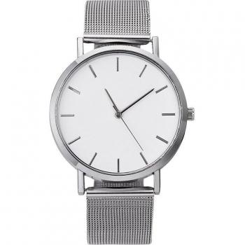 Reloj de cuarzo unisex con malla de acero