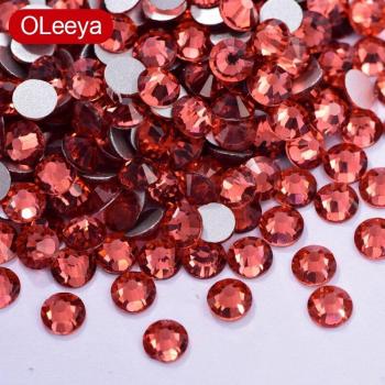 Cristal Padparadscha Nail Art