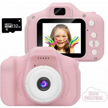 Cámara Digital Infantil HD 1080p con Tarjeta de Memoria de 32G