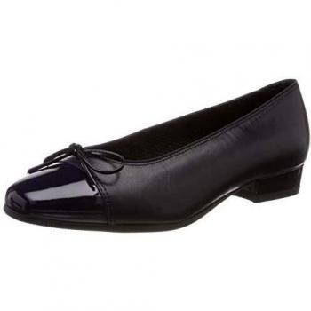 Ara BARI 1243708, Damen Ballerinas, Blau, 42 EU