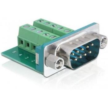 Adapter Delock Terminalblock 10Pin -> D-Sub9 Stecker