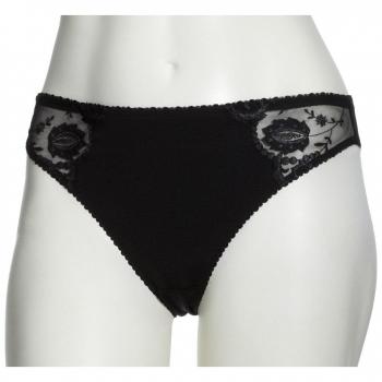 Bikinislip Provence Damen, Minislip, Schwarz – Einzelpack