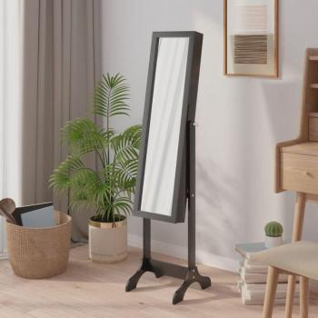 Espejo Vertical Negro Furniture Limited 34x37x146 cm