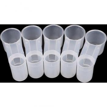 5Pcs Clear Water Bottle Feeders for Pigeons