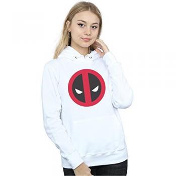 Marvel Deadpool XL Clean Logo Pullover – White