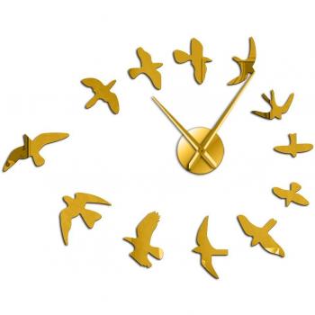 Nature Room Decor Mirror Wall Clock