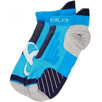 Odlo Chaussettes Courtes Homme Running Low Cut Light, Bluejewel/Divingnavy, FR : S