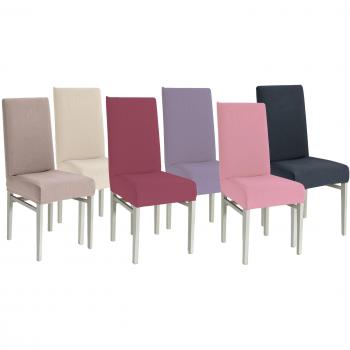 Housse de chaise M'Deco extensible fuchsia 23 x 18 x 18 cm