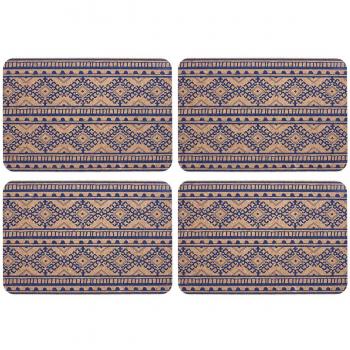 Oasis Wave Navy Tribal Table Covers