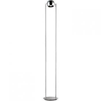 Fischer‑Leuchten SHINE‑LED Stehlampe, Nickel matt, dimmbar