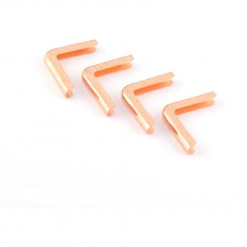 Protectora Retro Metal Oro Rosa