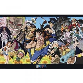 Dressrosa Kampf – One Piece Leinwand 91,5 × 61 cm