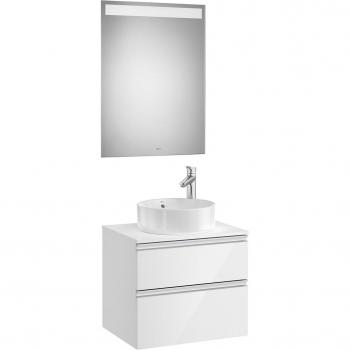 Pack lavabo à poser 600 Blanc Bril