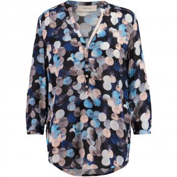 Cartoon Damen Tunikabluse 3/4 Arm blau (82) 36
