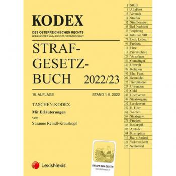 Taschen-Kodex Strafgesetzbuch 2022 mit Erläuterungen und App