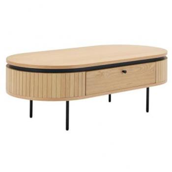 Mesa Cardiona: 2 Cajones en Roble y Metal